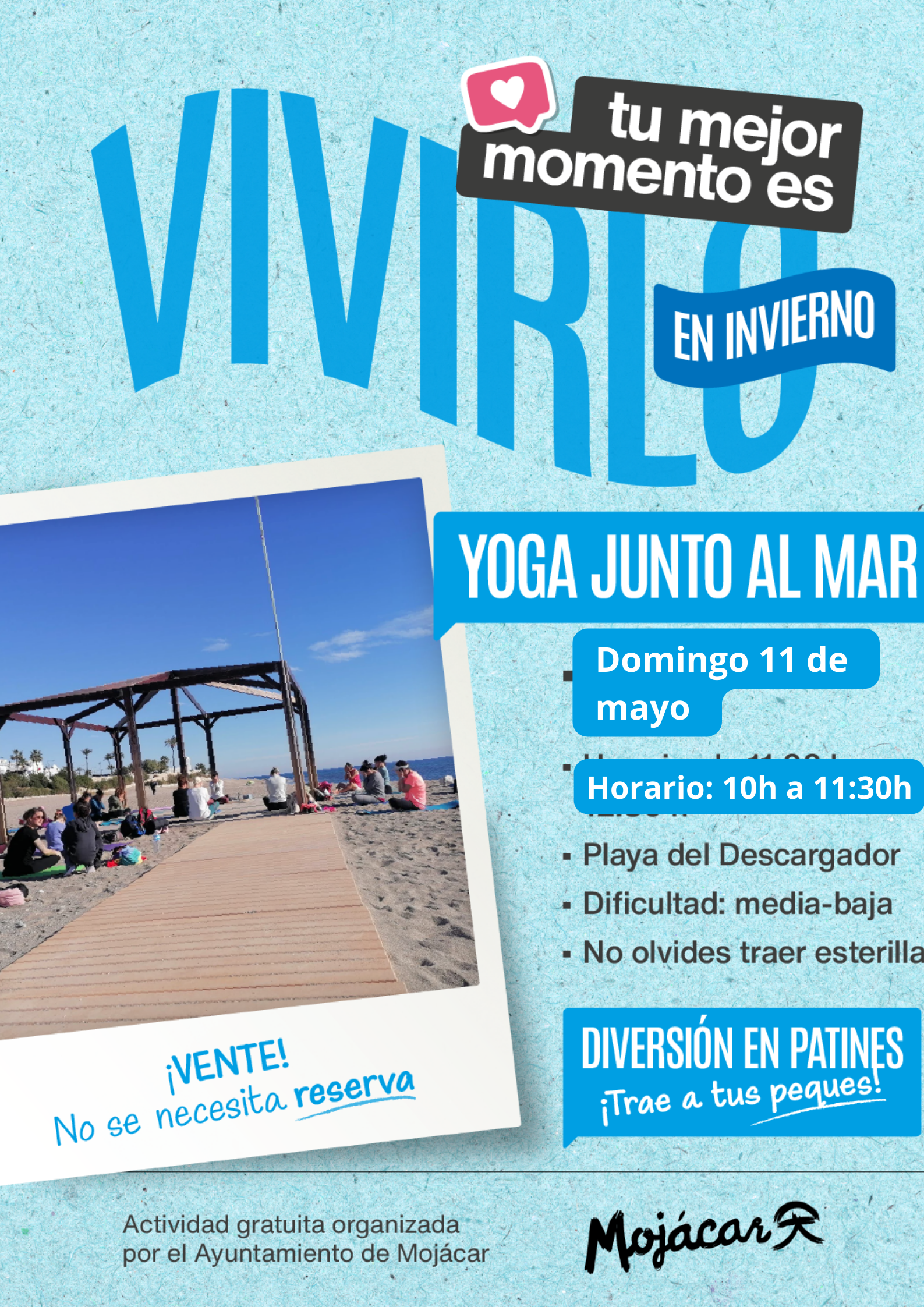 Yoga junto al mar. Actividades gratuitas dentro de Programa de Otoño - Invierno